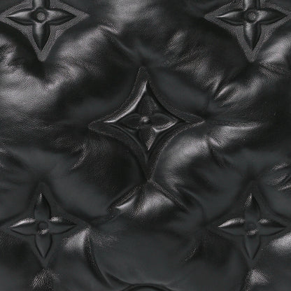 Louis Vuitton Lambskin Puffer A4 Pouch Black 8 of 11