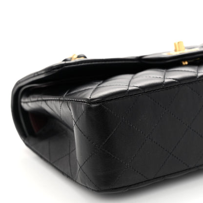Chanel Lambskin Quilted Small Double Flap Black 9 of 10