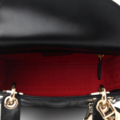 Christian Dior Lambskin Cannage Small My ABCDior Lady Dior Black 5 of 9