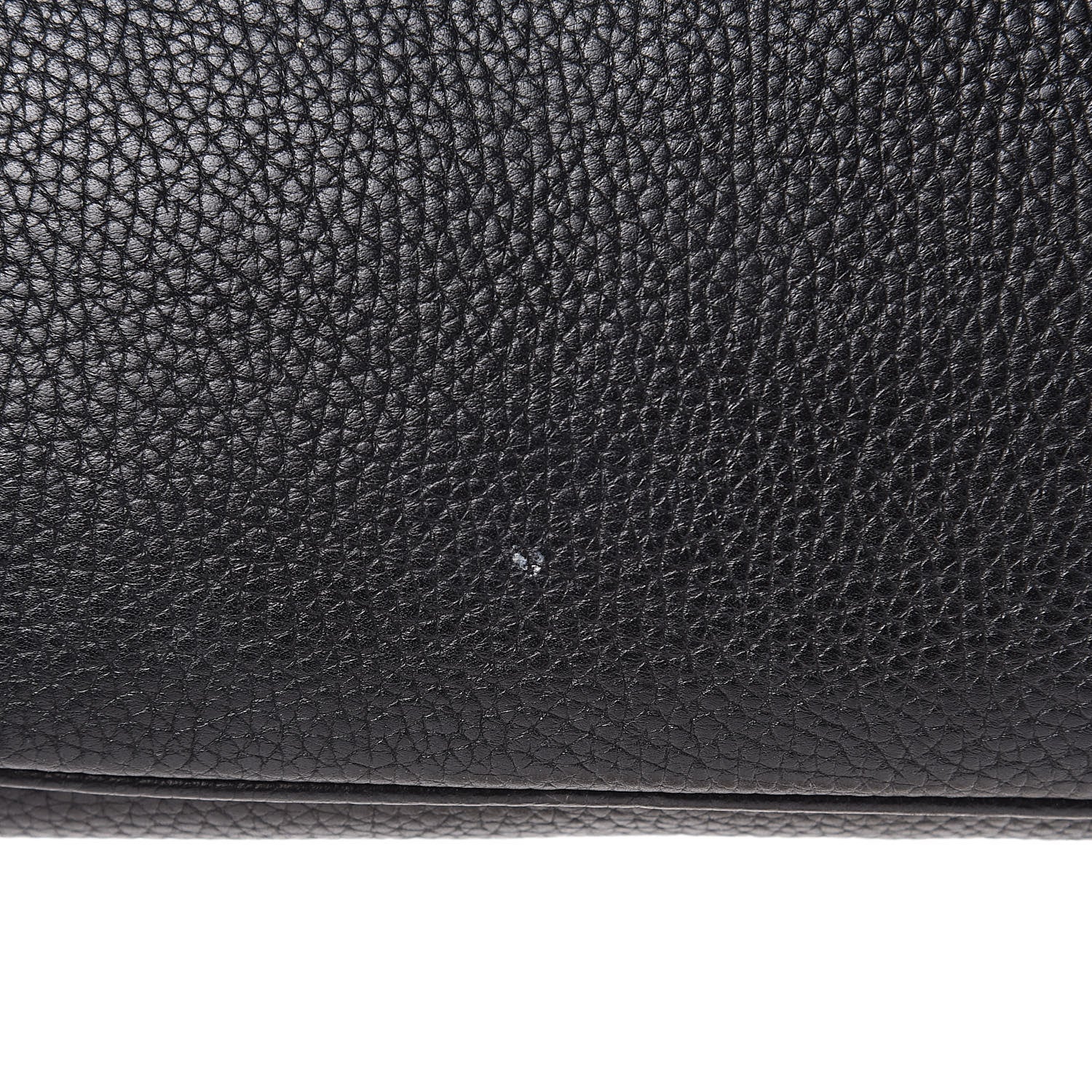 Gucci Pebbled Calfskin Medium Soho Flap Crossbody Black 14 of 15