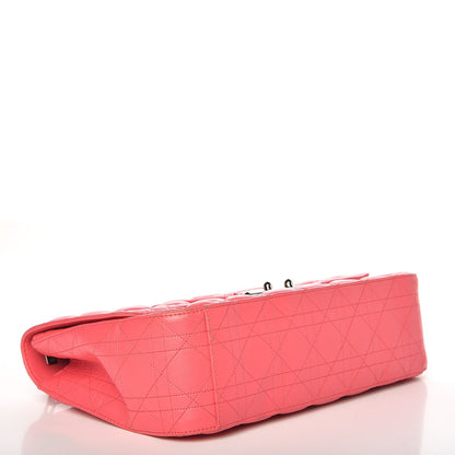 Christian Dior Lambskin Cannage Large Miss Dior Flap Coral 4 of 8