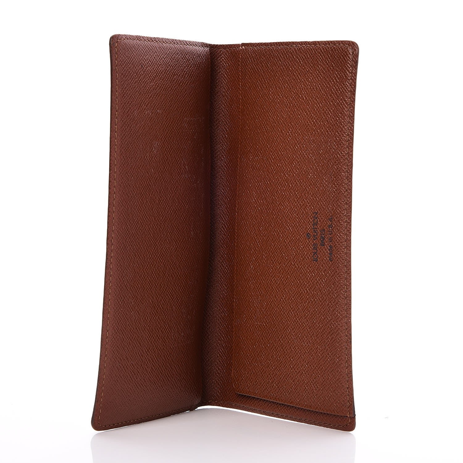 Louis Vuitton Monogram Simple Checkbook Holder Wallet Cover 5 of 7