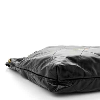 Chanel Shiny Calfskin Quilted Chanel 22 Black 10 of 11