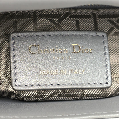 Christian Dior Lambskin Cannage Mini Lady Dior Gray Opaline 6 of 10