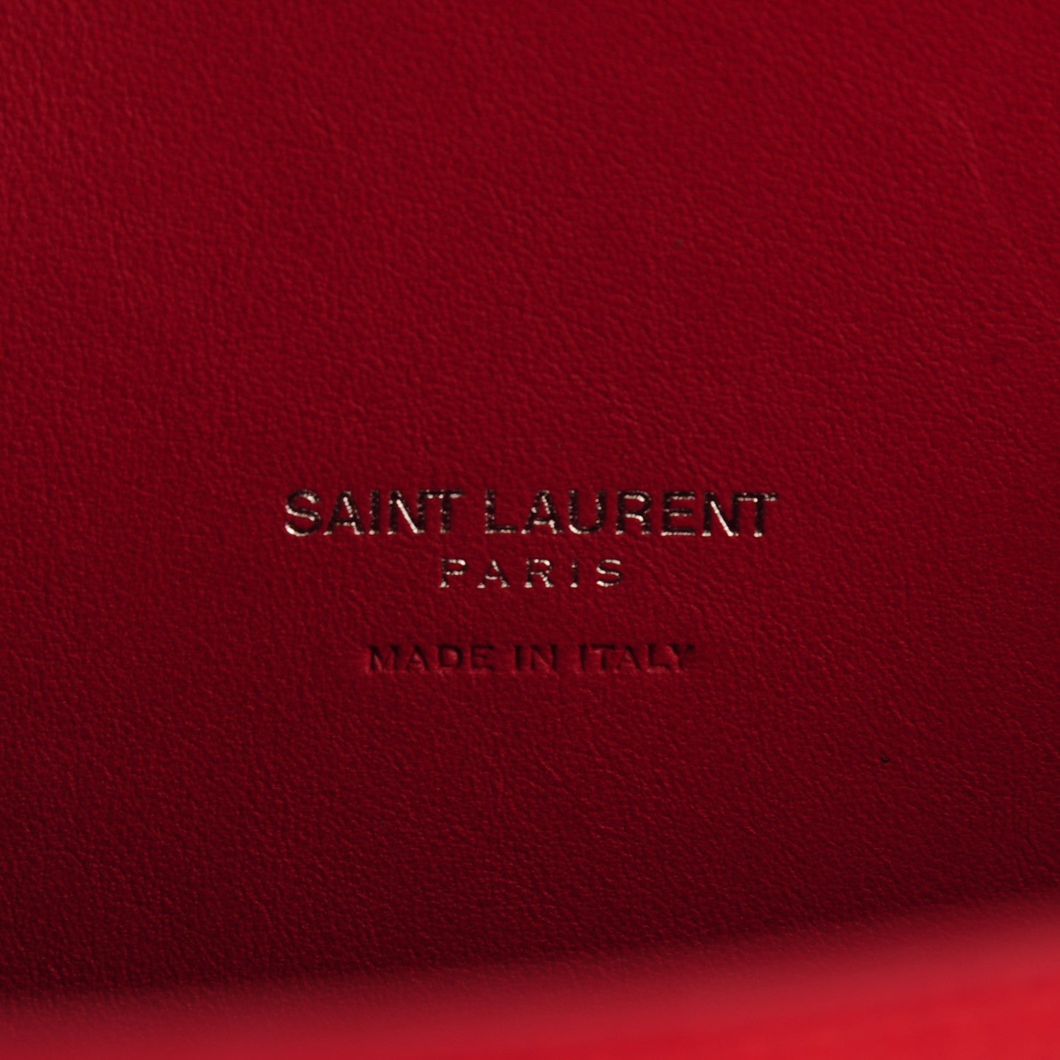 Saint Laurent Grained Calfskin Small Sac De Jour New Red 5 of 9