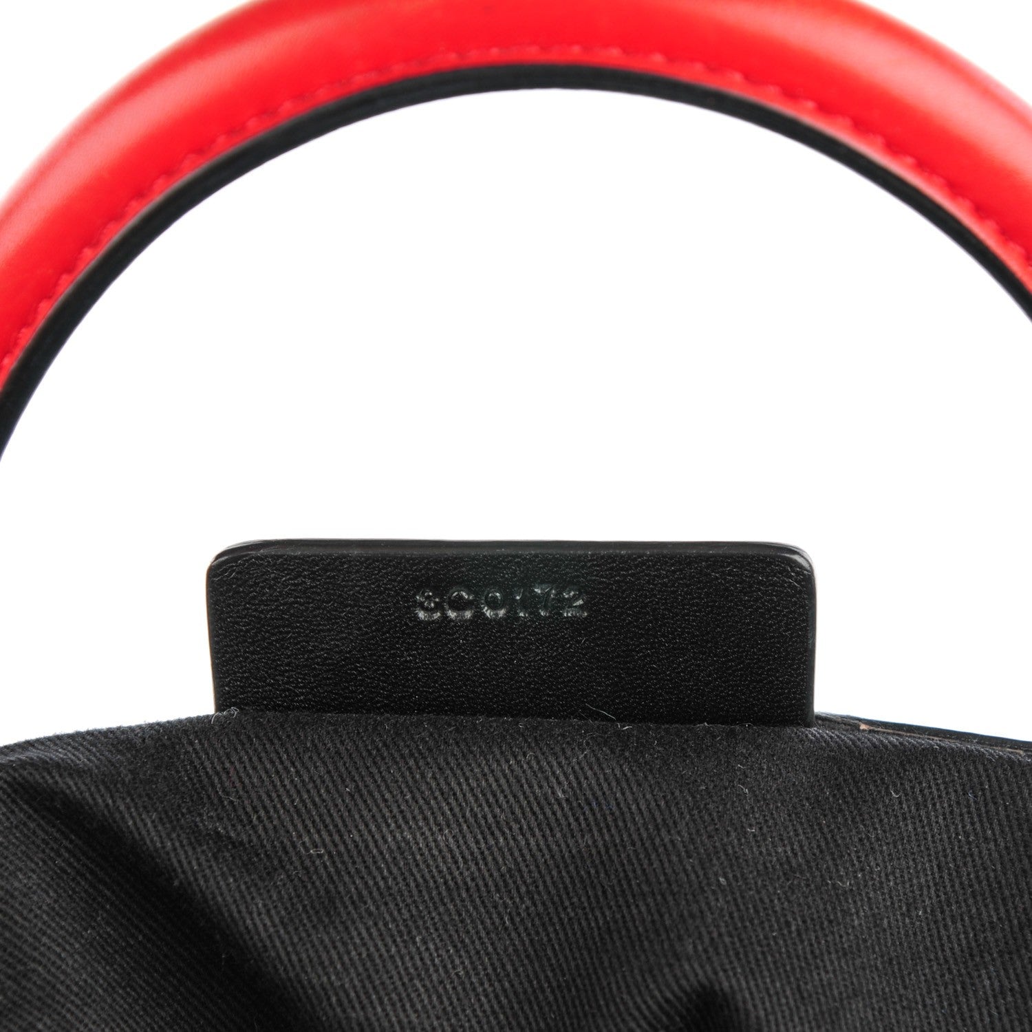 Givenchy Smooth Calfskin Star Embossed Medium Antigona Black Red 7 of 9