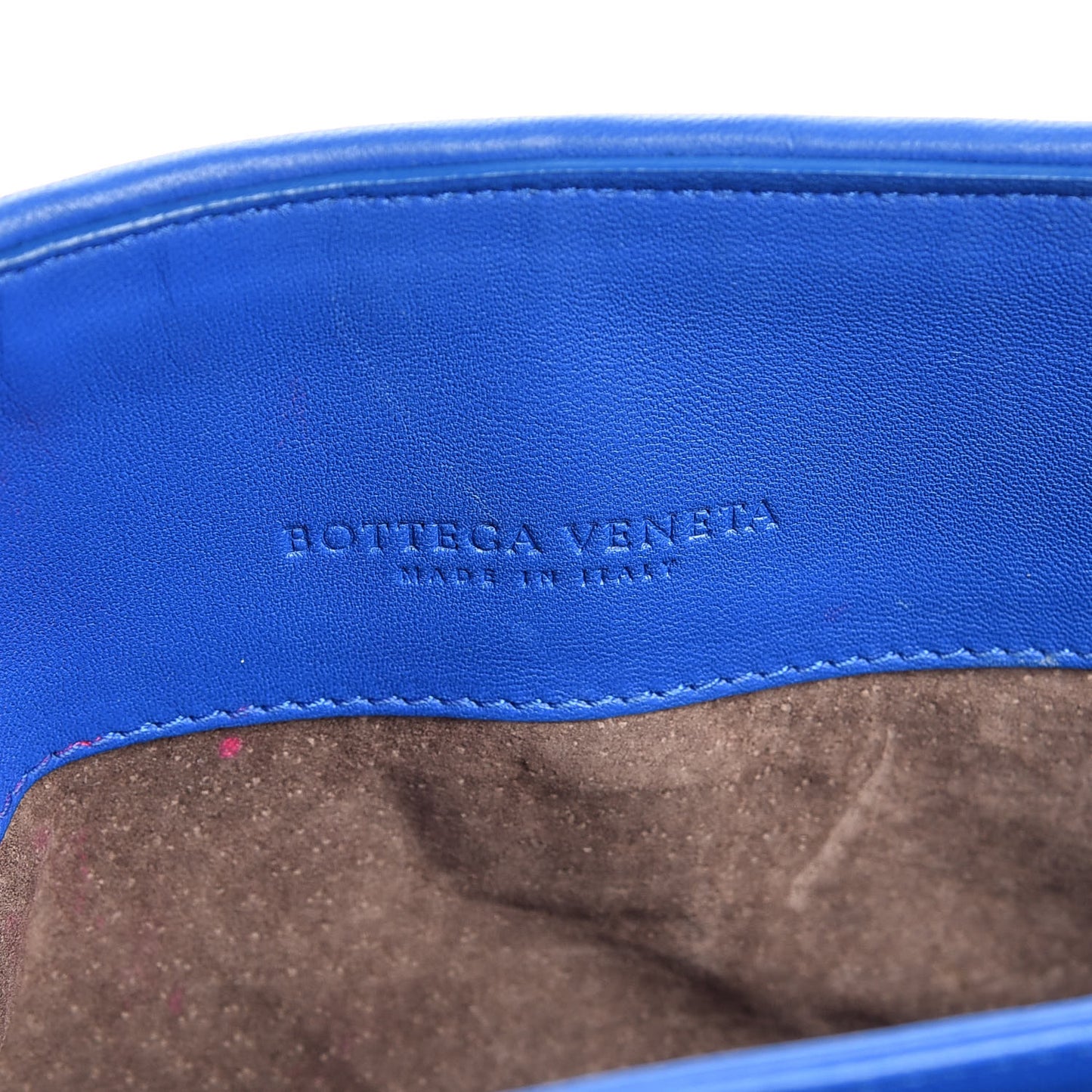 Nappa Intrecciato Medium Olimpia Bag Blue Royal