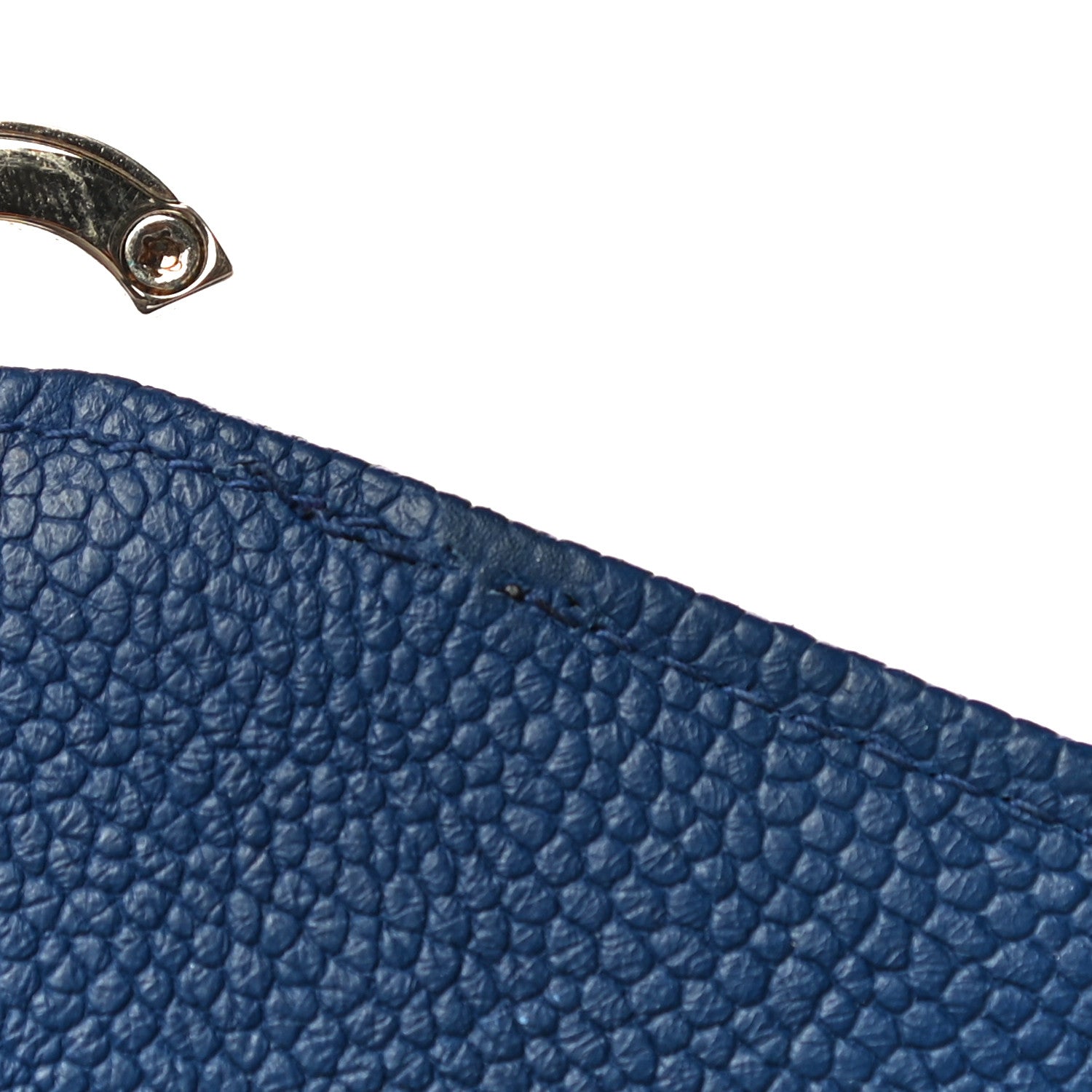 Chanel Grained Calfskin Quilted Cuba Square Wallet On Chain WOC Blue 13 of 14