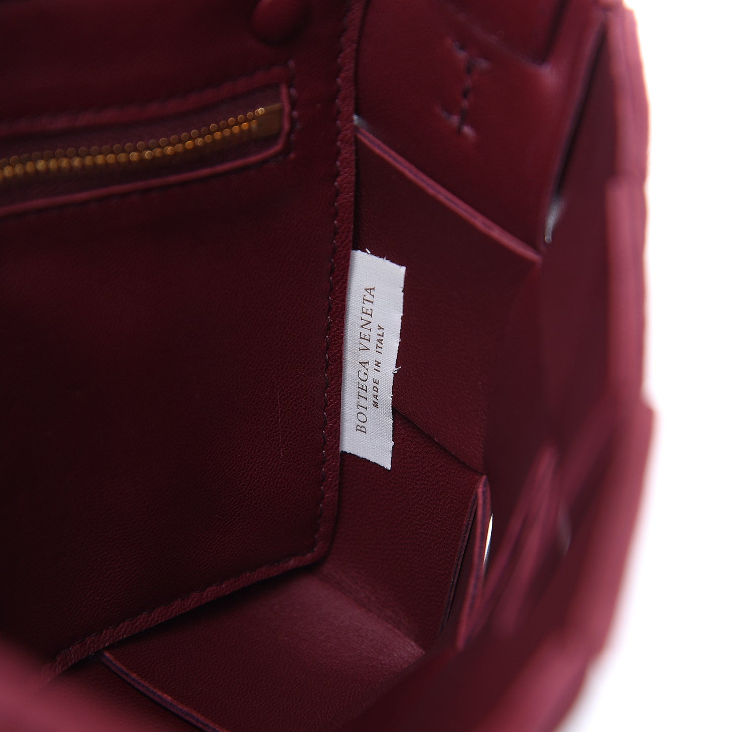 Nappa Maxi Intreccio Cassette Bag Bordeaux