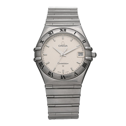 Omega Stainless Steel 33mm Constellation Quartz Watch White 1512.30 1 of 4