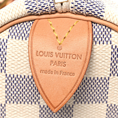 Louis Vuitton Damier Azur Speedy 30 6 of 11