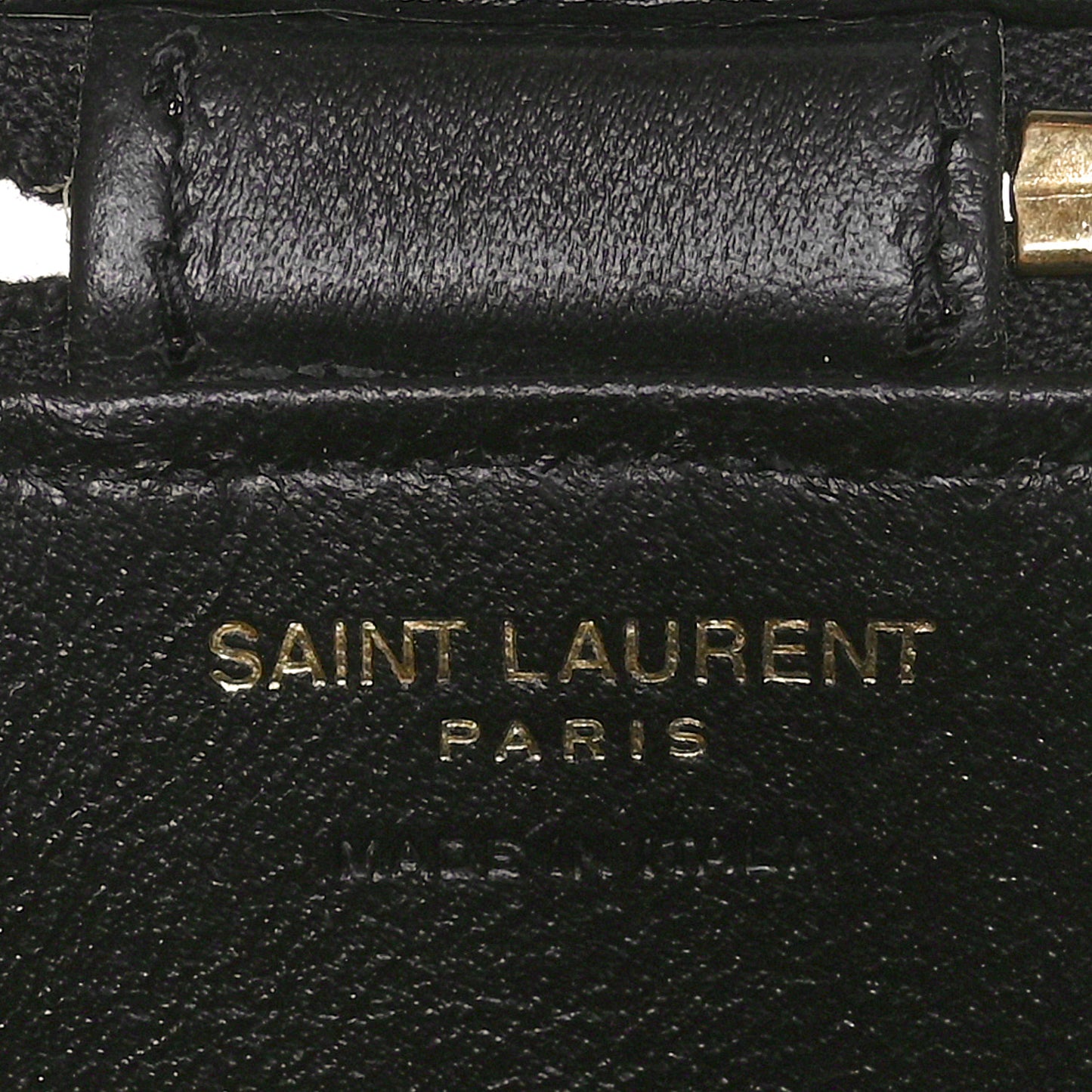 Lambskin Cassandre Matelasse Carre Mini Cube On Chain Black