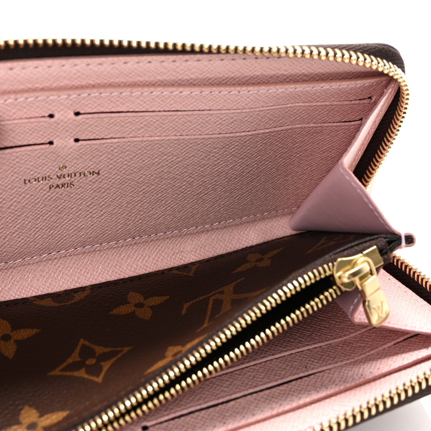 Louis Vuitton Monogram Clemence Wallet Rose Ballerine 5 of 6