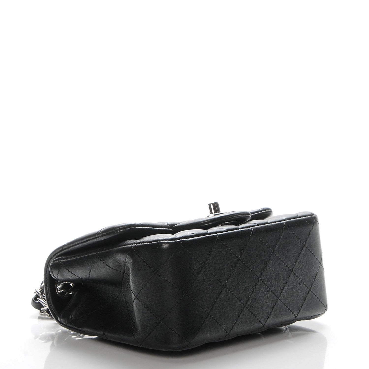 Chanel Lambskin Quilted Mini Square Flap Black 4 of 7