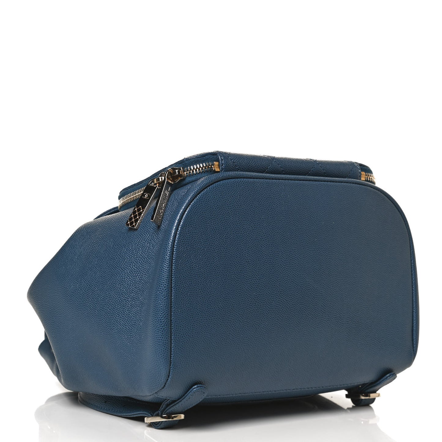 Caviar Quilted Business Affinity Backpack Blue