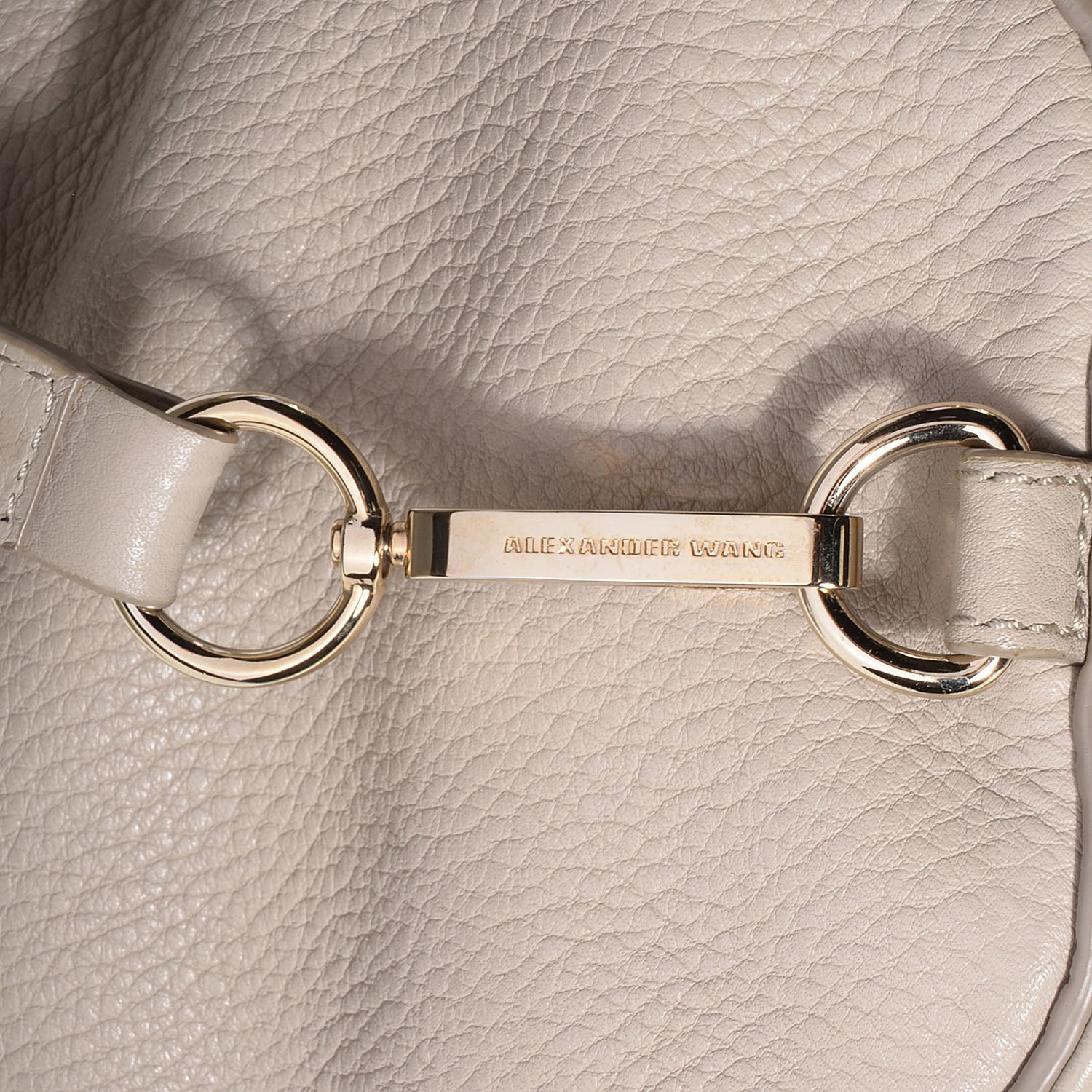 Alexander Wang Pebbled Leather Rockie Dune w Pale Gold Hardware 8 of 8