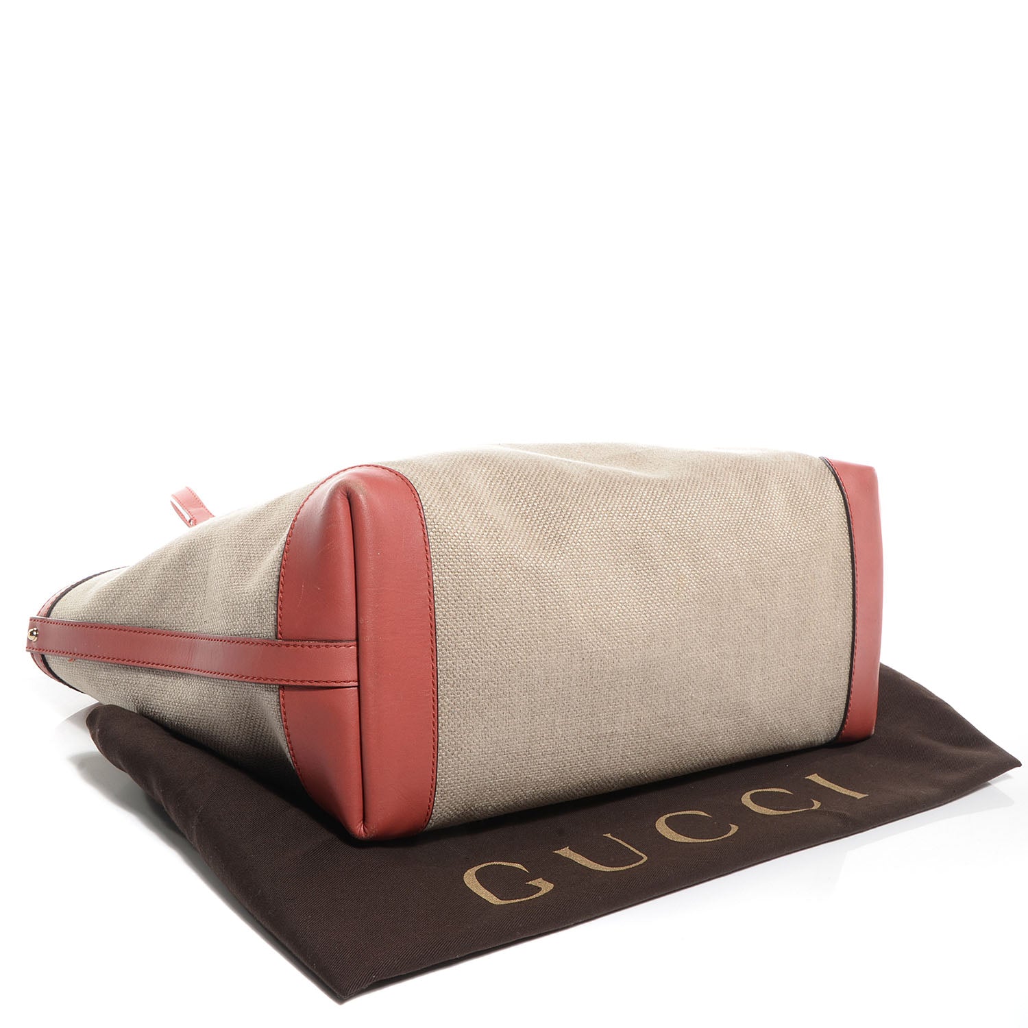 Gucci Linen Canvas Medium Craft Logo Tote 5 of 10