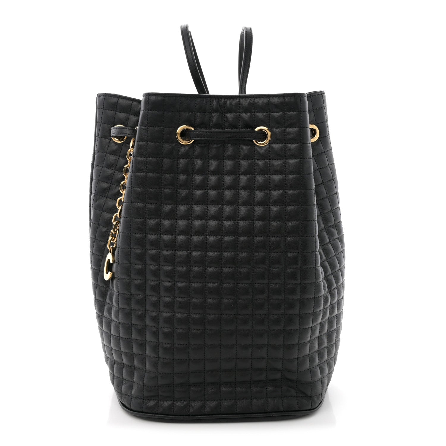 Celine Calfskin Quilted Small C Backpack Black Black 1 of 11