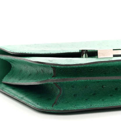 Hermes Ostrich Constance 18 Vert Vertigo 7 of 12