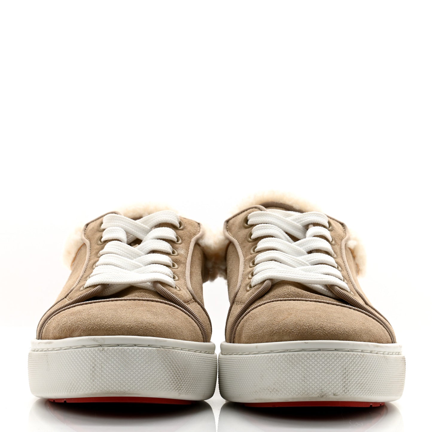 Suede Shearling Fun Vierissima Flat Sneakers 39.5 Atlas