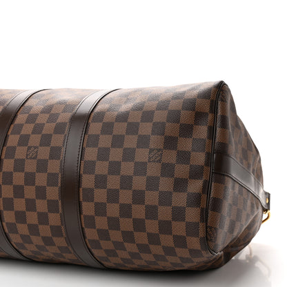 Louis Vuitton Damier Ebene Keepall Bandouliere 45 10 of 14