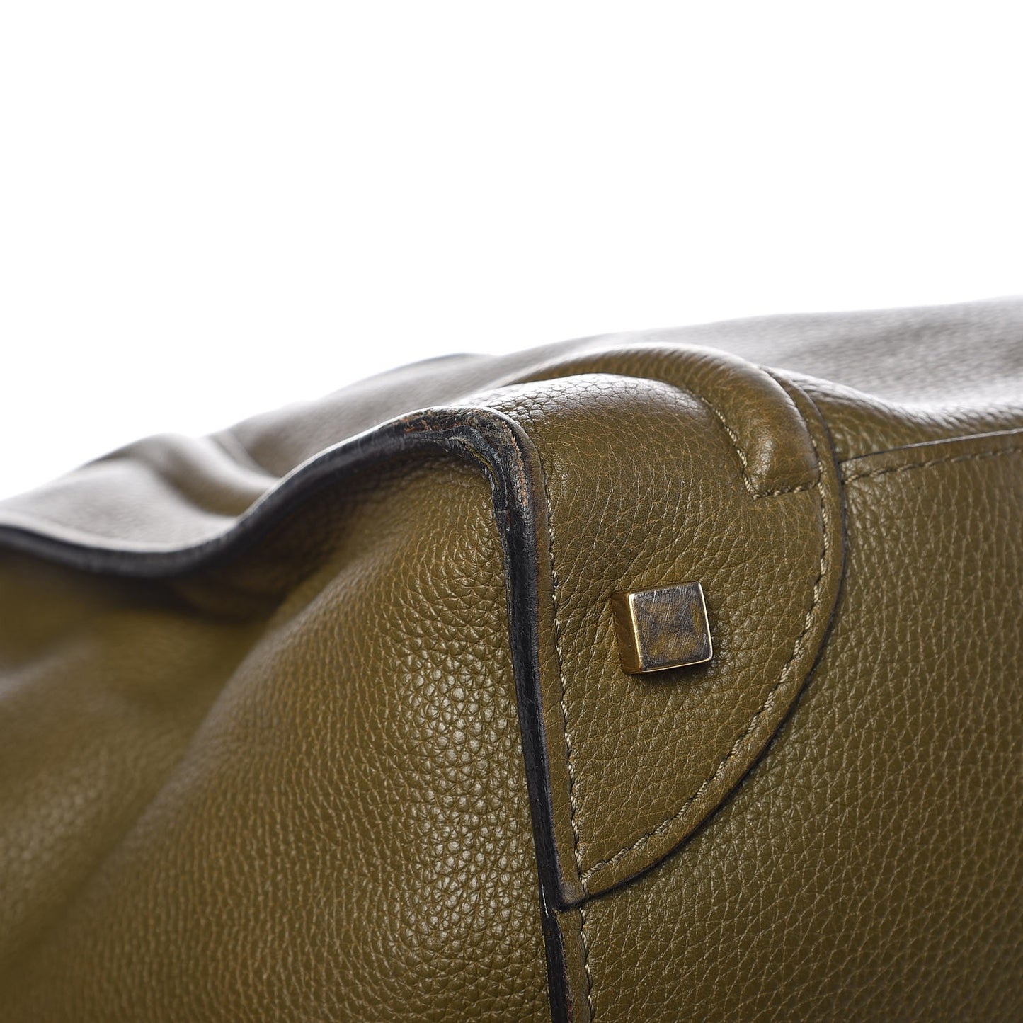 Drummed Calfskin Mini Luggage Jungle