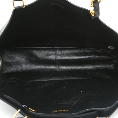 Chanel Lambskin CC Tote Black 6 of 18