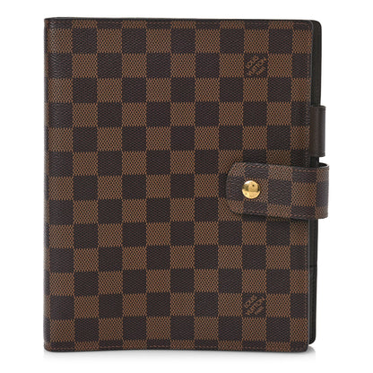 Louis Vuitton Damier Ebene Large Ring Agenda Cover 1 of 10