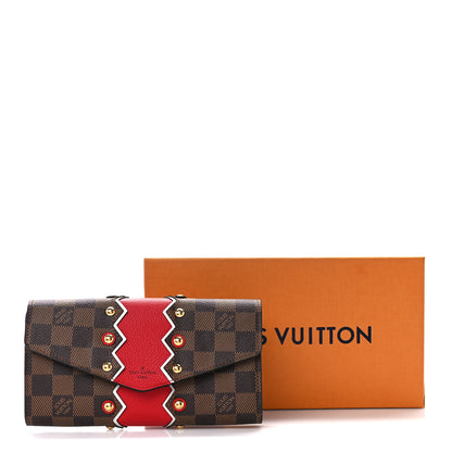 Louis Vuitton Damier Ebene Karakoram Sarah Wallet NM 12 of 12