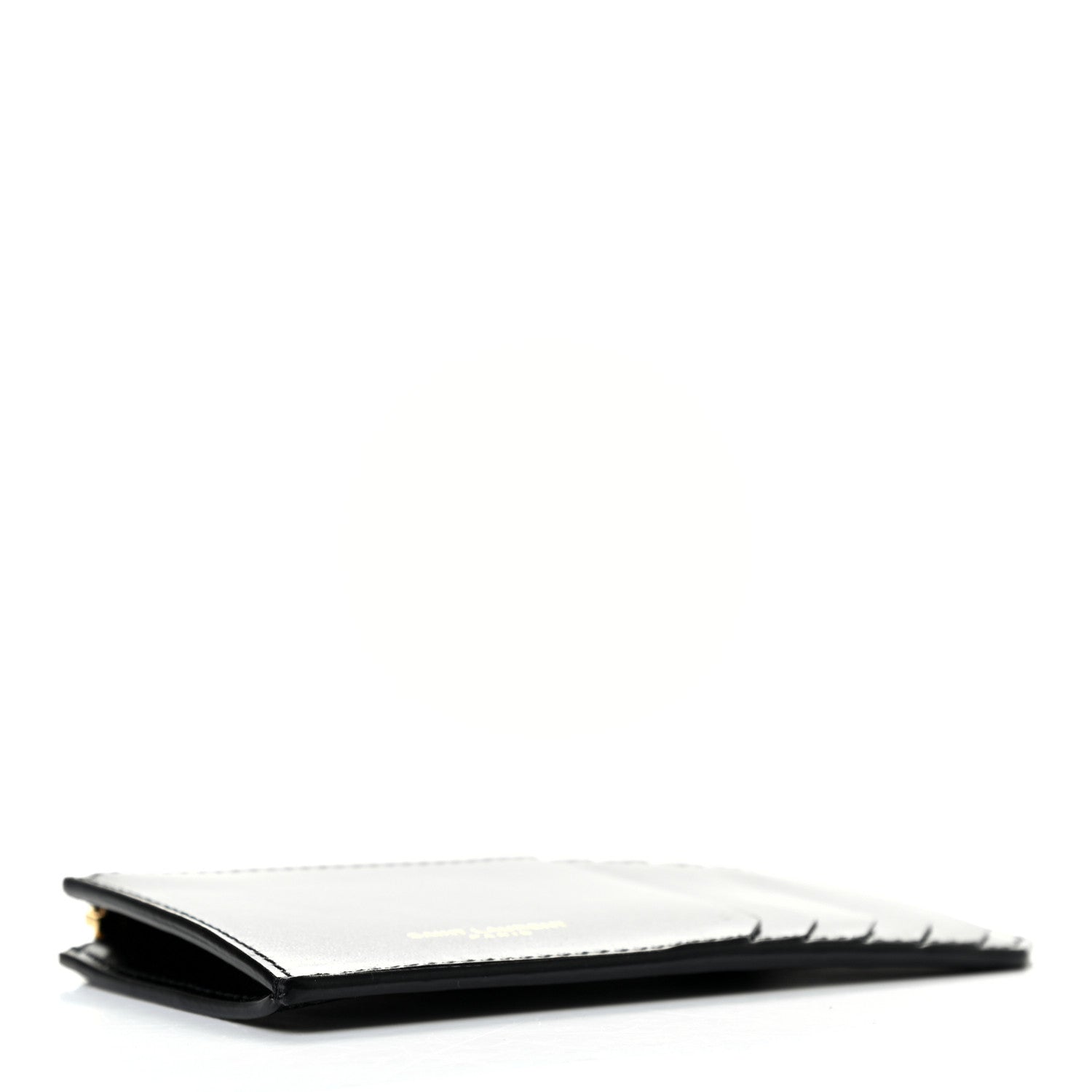 Saint Laurent Calfskin 5 Fragments Zip Pouch Card Holder Black 4 of 7