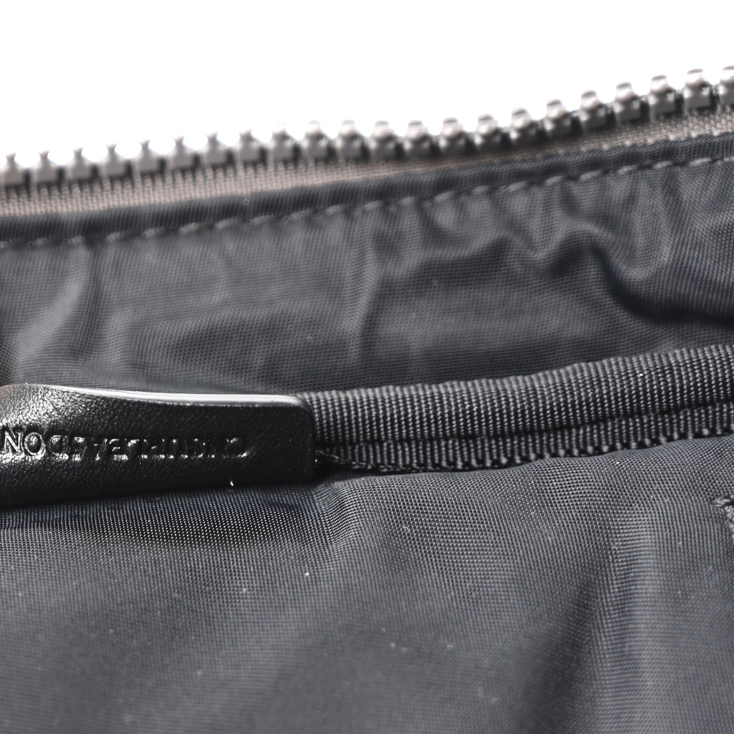 Coated Canvas Horseferry Blaze Sling Bag Grey