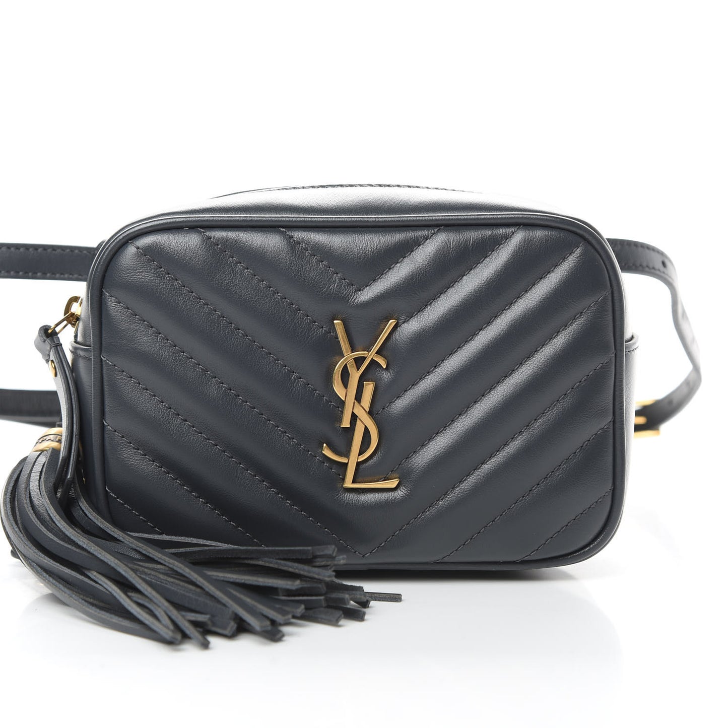 Calfskin Matelasse Monogram Lou Belt Bag Smog