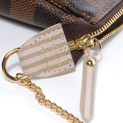 Louis Vuitton Damier Ebene Trunks and Locks Mini Pochette Accessories 6 of 9