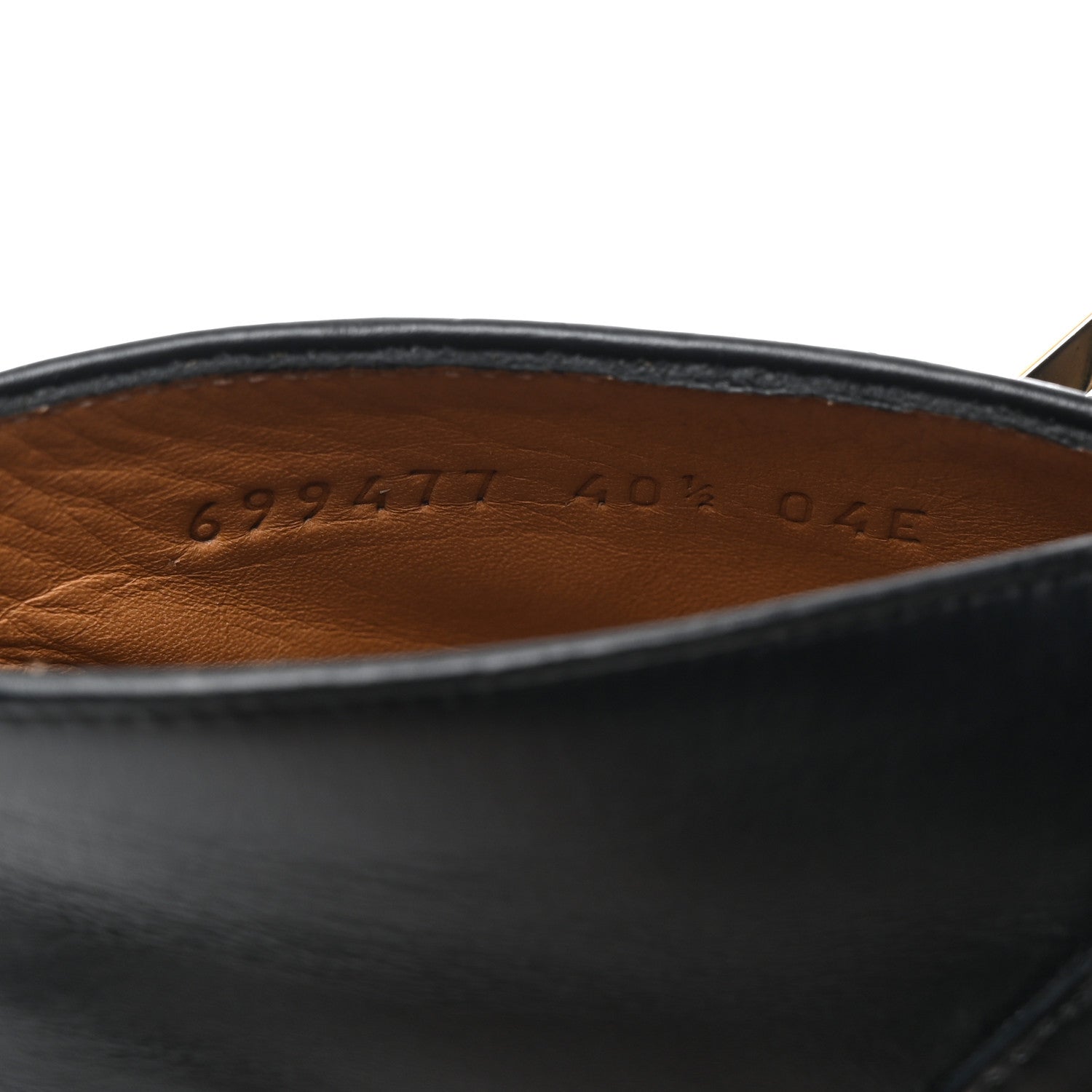 Gucci New Waxed Calfskin Buckle Hollywood Ankle Boots 40.5 Black 7 of 9
