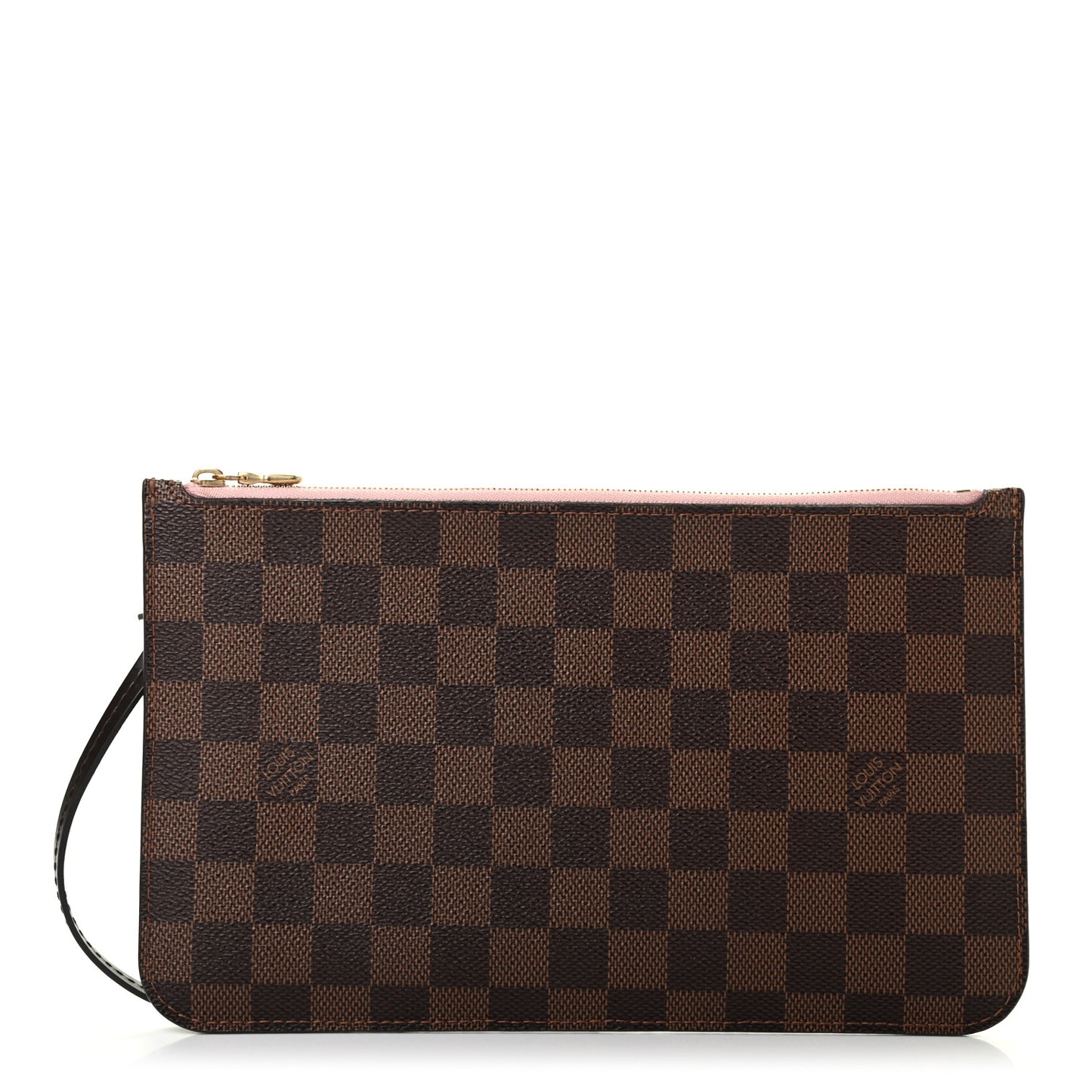 Damier Ebene Neverfull MM GM Pochette Rose Ballerine