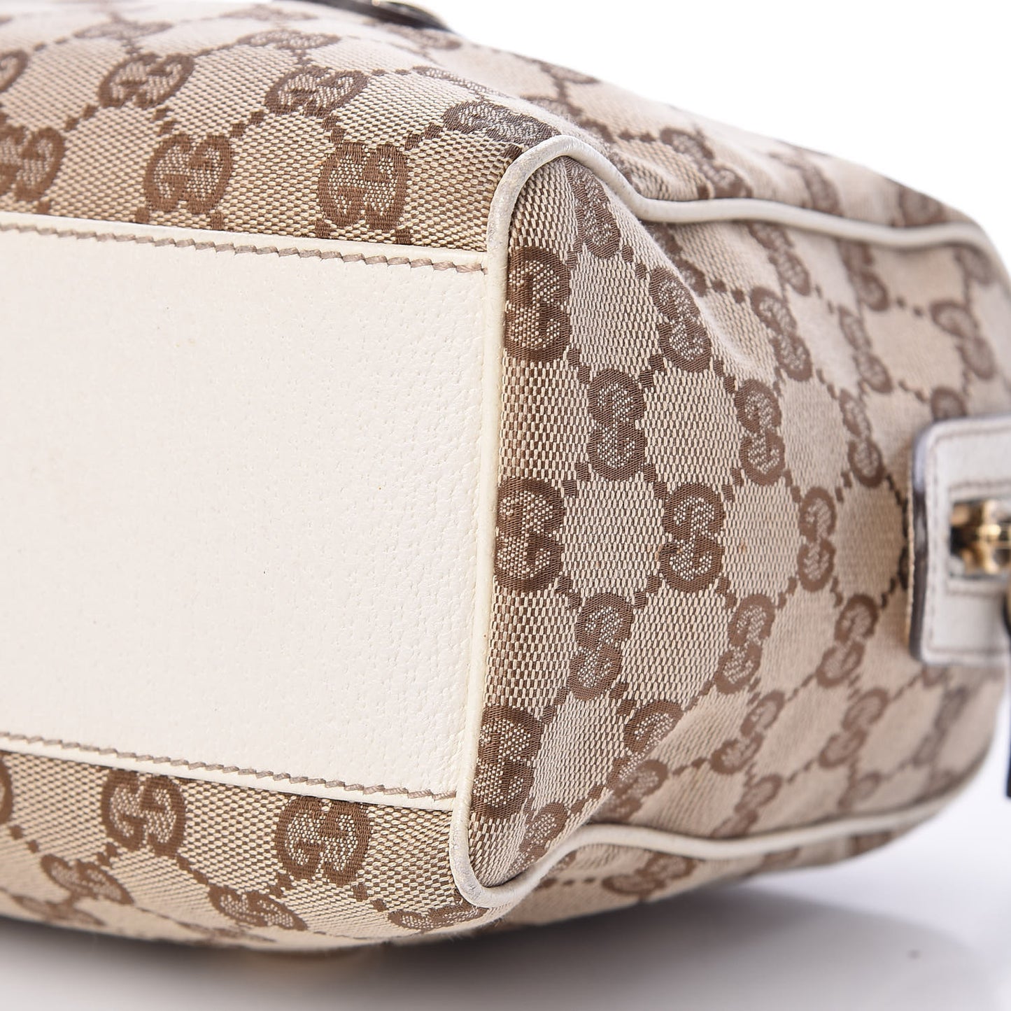 Monogram Small Charmy Boston White