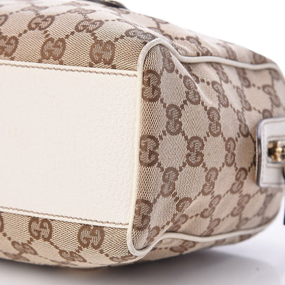 Gucci Monogram Small Charmy Boston White 10 of 10