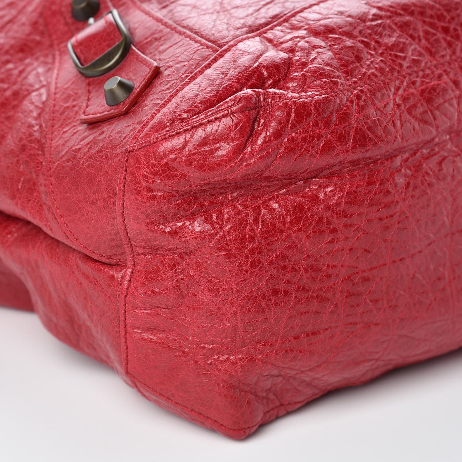 Balenciaga Chevre Classic Hardware Day Hobo Rouge Theatre 8 of 9