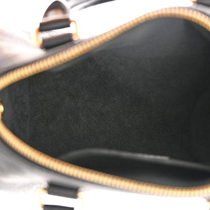 Louis Vuitton Empreinte Monogram Giant Speedy Bandouliere 20 Black 5 of 10
