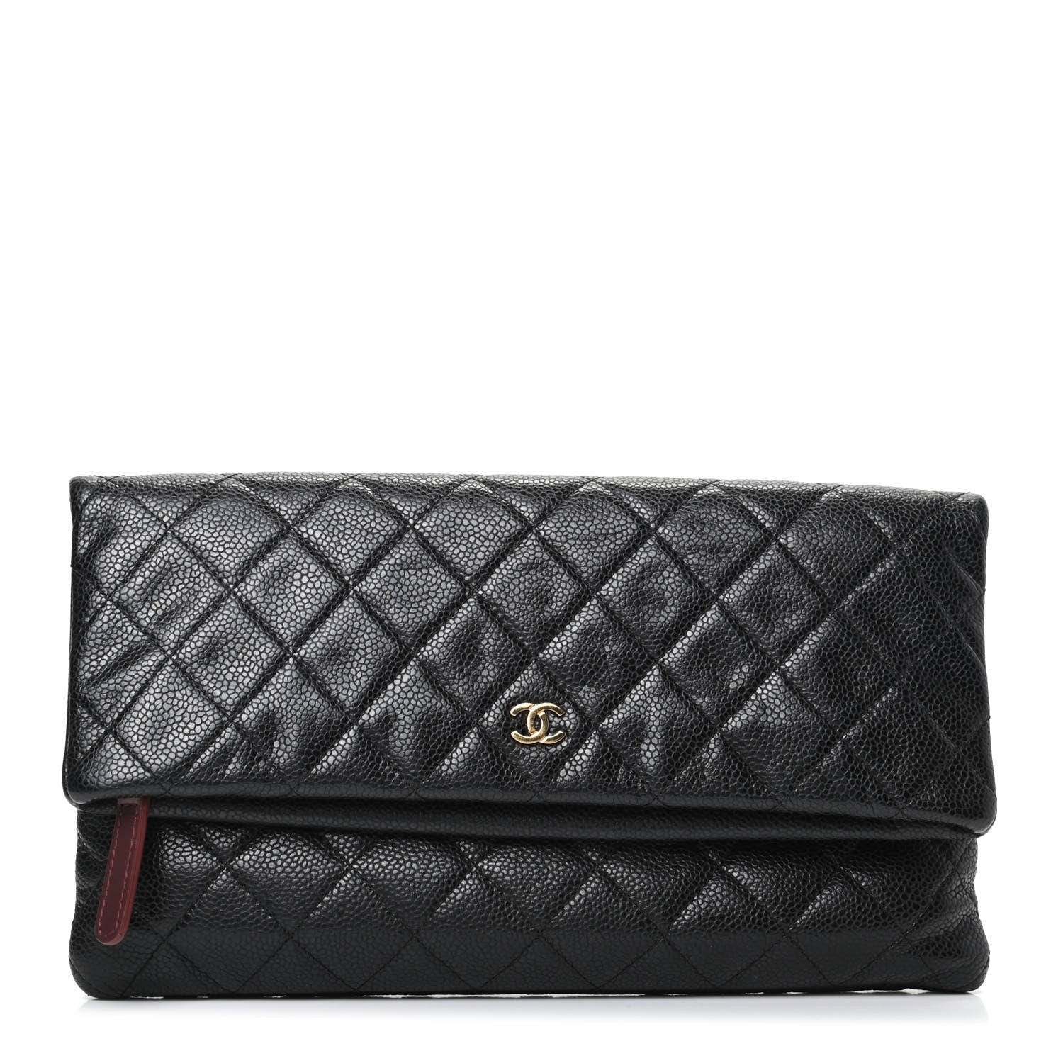 Chanel Caviar Quilted CC Beauty Clutch Black 1 of 8