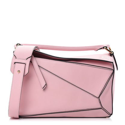 Loewe Calfskin Small Puzzle Bag Soft Pink 1 of 11