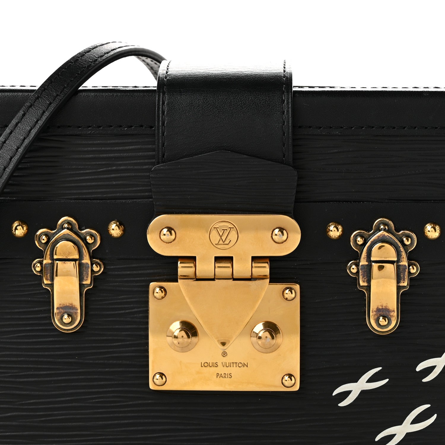 Louis Vuitton Epi Petite Malle Black 7 of 9