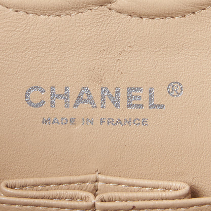 Chanel Caviar Quilted Medium Double Flap Beige Clair 8 of 9