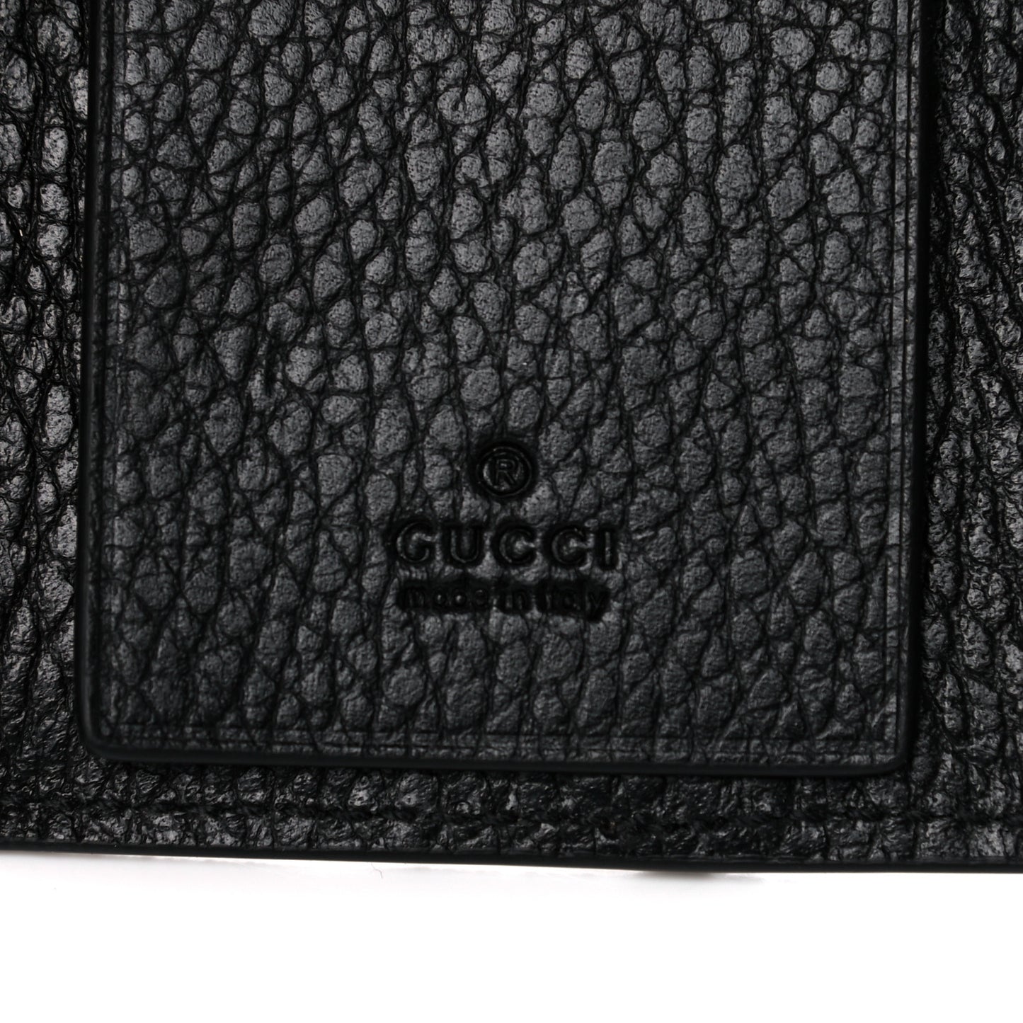 Dollar Calfskin GG Supreme Monogram GG Marmont 6 Key Holder Case Black Beige Ebony