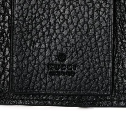 Gucci Dollar Calfskin GG Supreme Monogram GG Marmont 6 Key Holder Case Black Beige Ebony 7 of 8