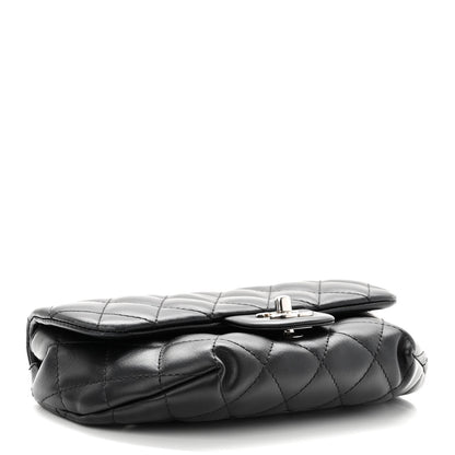 Chanel Calfskin Quilted CC Uniform Flap Belt Bag Black 3 of 8
