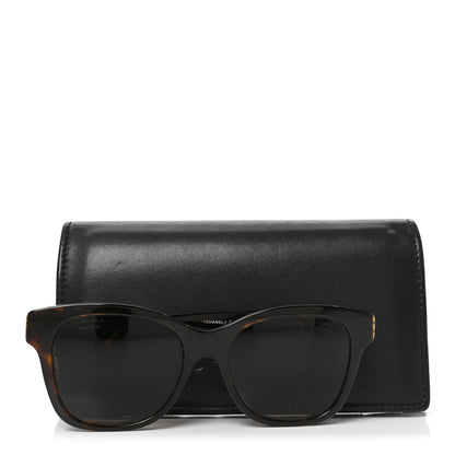 Chanel Acetate Polarized Pearl CC Square Sunglasses 5482-H-A Dark Tortoise 7 of 7