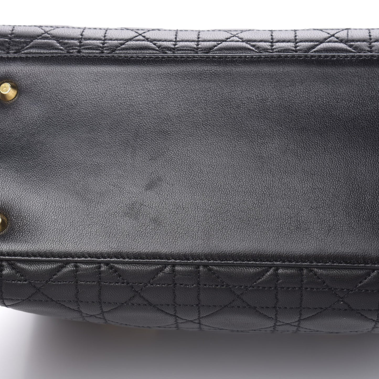Lambskin Cannage Medium Lady Dior Black