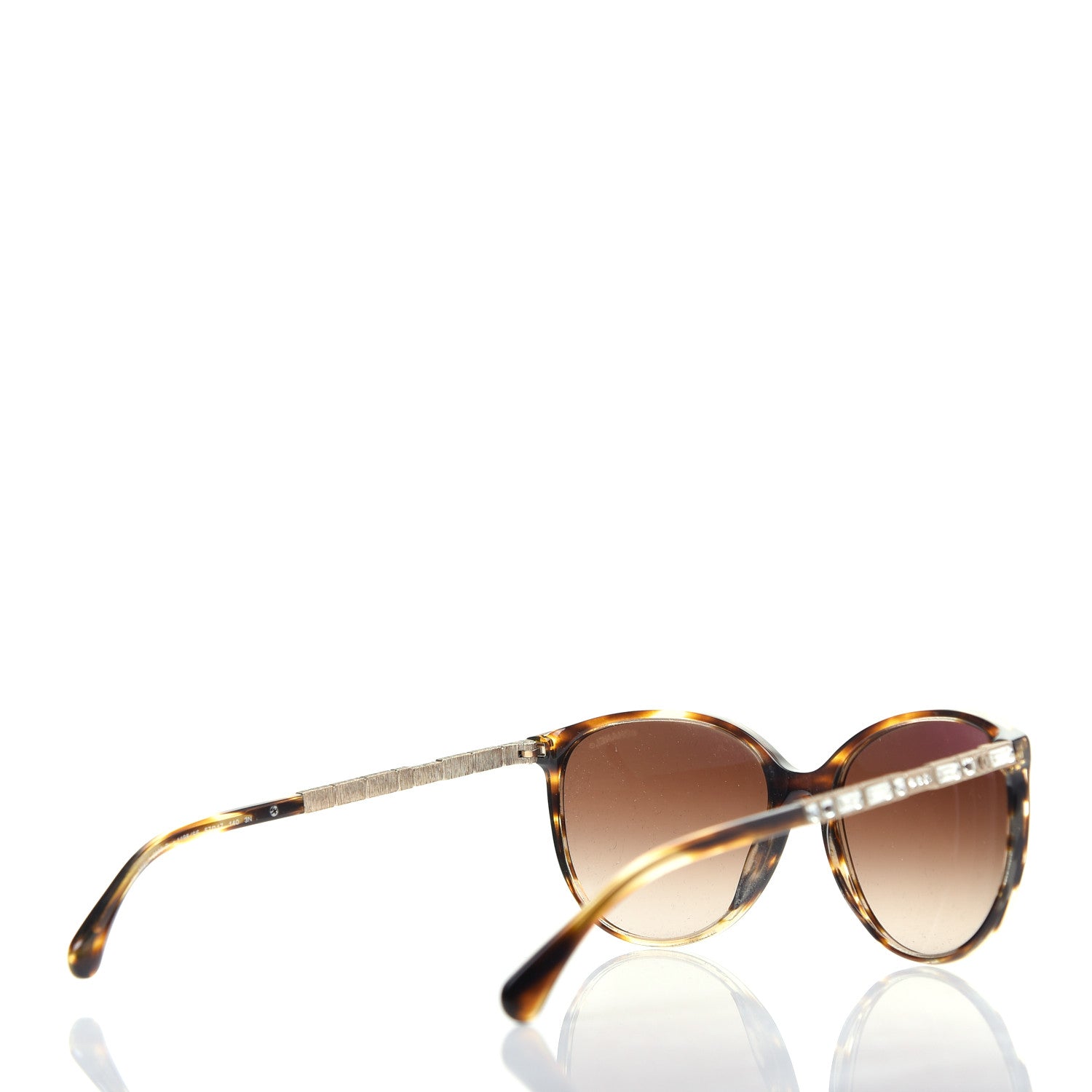 Chanel Crystal CC Sunglasses 5306-B Tortoise 4 of 8