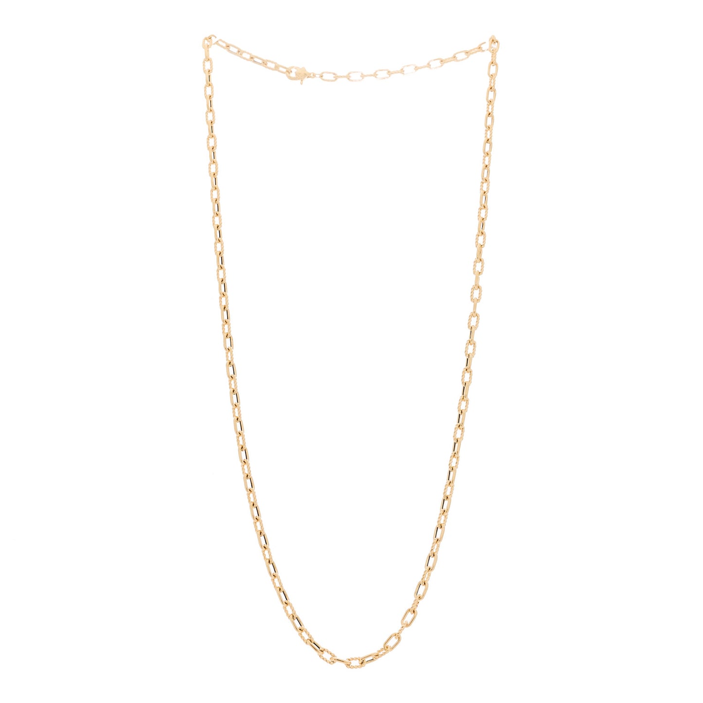 18K Yellow Gold 3mm Madison Chain Necklace